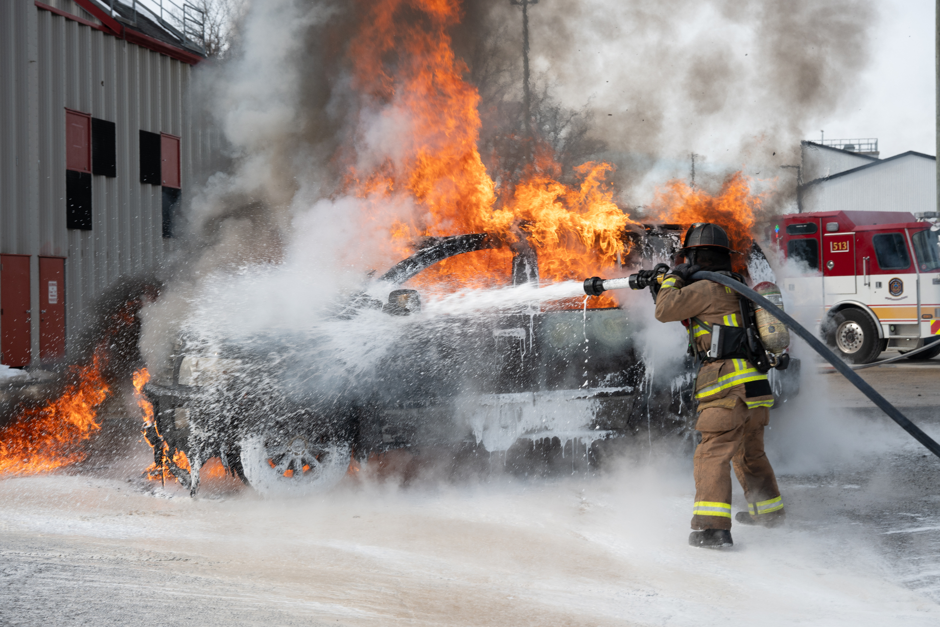 Shellac Firefighting PFAS-Free Firefighting Foam | Vorbeck O3